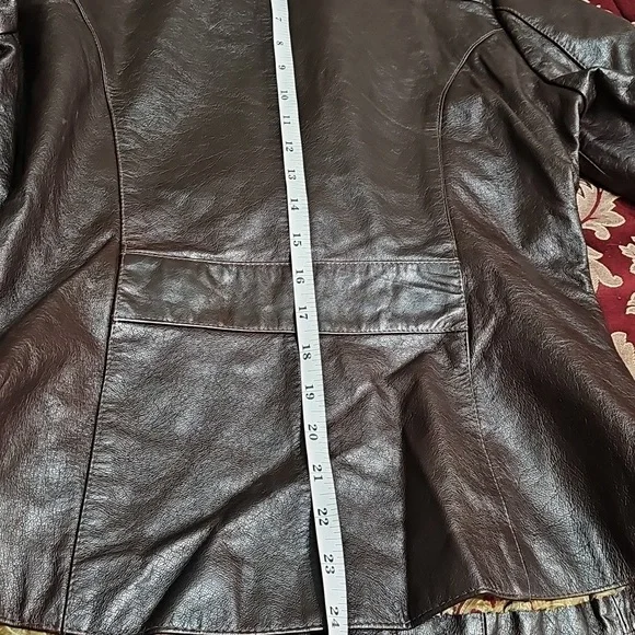 Wilsons Leather Brown Leather Jacket Small - Picture 8 of 9